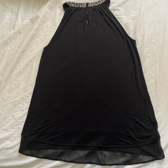 NWOT “Black Sleeveless Formal Elegant Blouse” - Picture 8 of 11